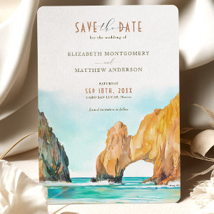 Cabo San Lucas Mexico Save the Date Destination Invitation