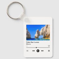 Cabo San Lucas Mexico Souvenir Music Player Button