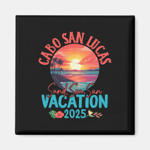 Cabo San Lucas Mexico Vacation 2025 Souvenir Match Magnet