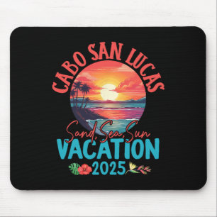 Cabo San Lucas Mexico Vacation 2025 Souvenir Match Mouse Pad