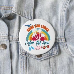 Cabo San Lucas Mexico Vacation Personalization  10 Cm Round Badge