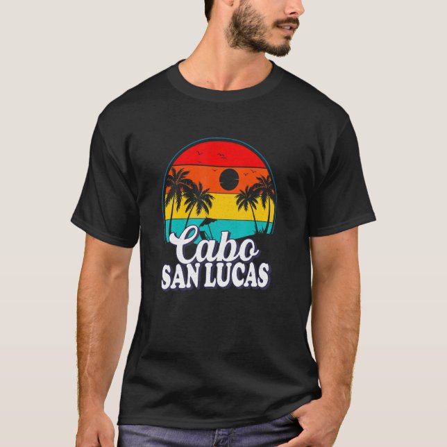 Cabo San Lucas Mexico Vacation Retro Beach Souveni T-Shirt (Front)