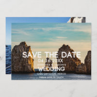 Cabo San Lucas Mexico Wedding Save The Date