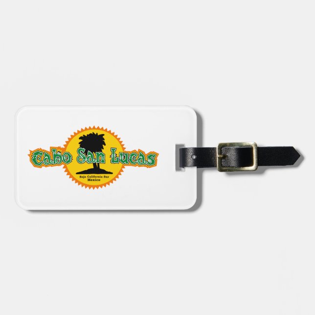 Cabo San Lucas Sun Luggage Tag (Front Horizontal)