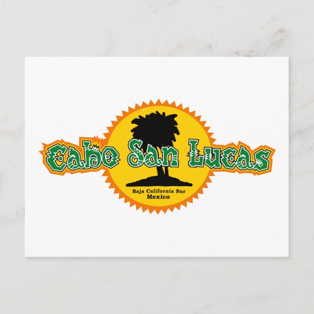 Cabo San Lucas Sun Postcard (Front)