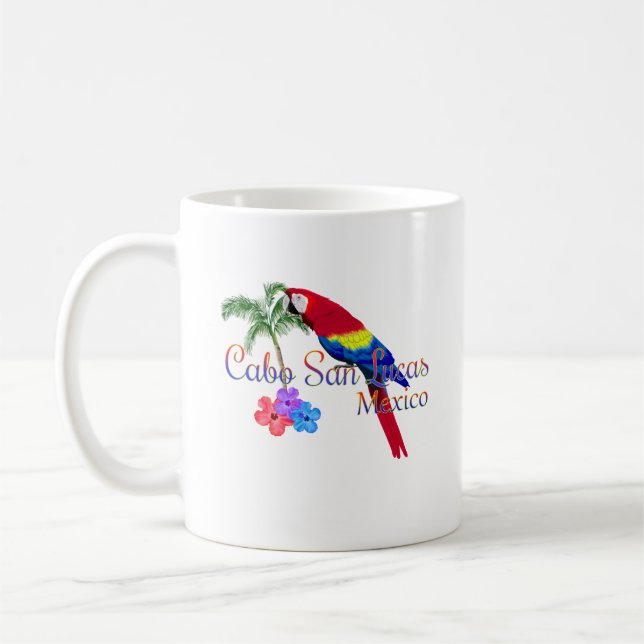 Cabo San Lucas Tropical Beach Coffee Mug (Left)