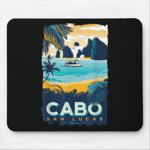 Cabo San Lucas Tropical Beach Mexico Travel Vintag Mouse Pad