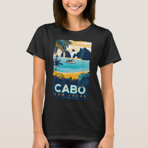 Cabo San Lucas Tropical Beach Mexico Travel Vintag T-Shirt