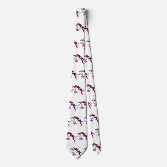 Cabo San Lucas Tropical Beach Tie (Front)