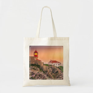 Cabo Sao Vicente At The Sunset   Algarve, Portugal Tote Bag