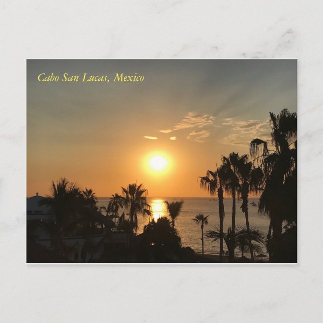 Cabo Sunrise Postcard (Front)