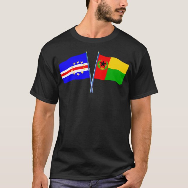 Cabo Verde 2 Flags T-Shirt (Front)