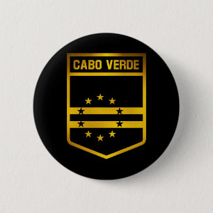 Cabo Verde Emblem 6 Cm Round Badge