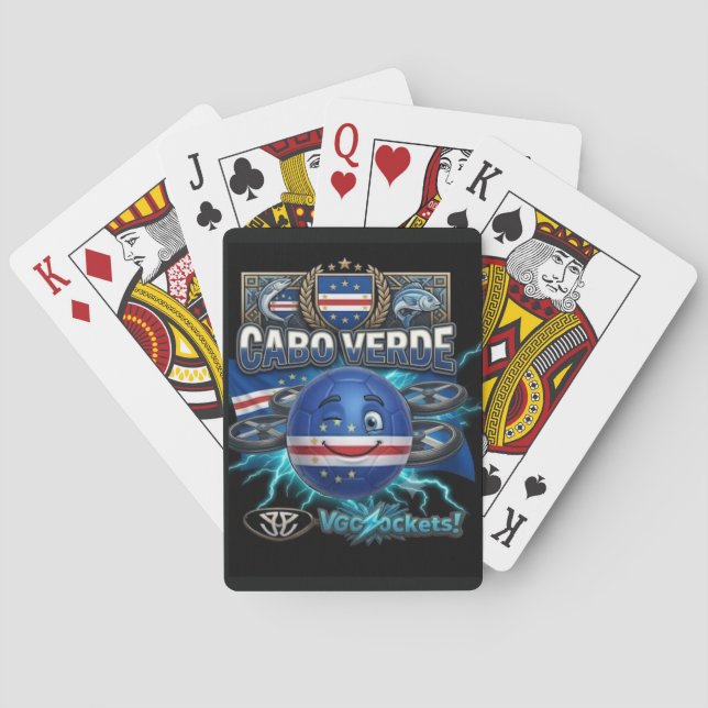Cabo Verde-GBall01 Playing Cards (Back)