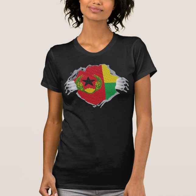 Cabo Verde Historic Flag Strong T-Shirt (Front)
