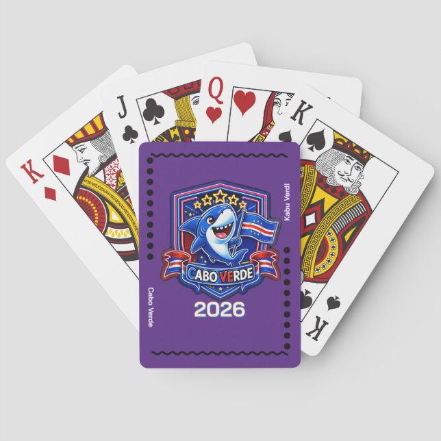 Cabo Verde Kids Playing Cards (Back)