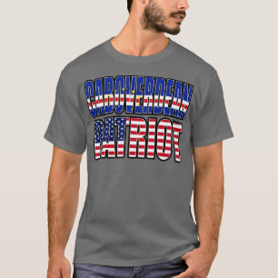 Cabo Verdean American Patriot Pride Heritage Flag  T-Shirt