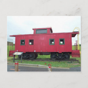 Caboose At Bladensburg Waterfront Park Postcard