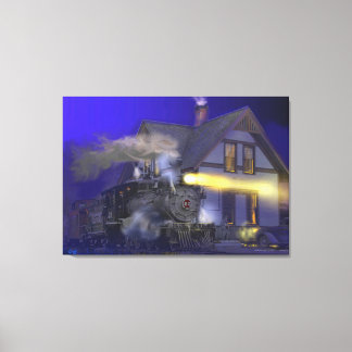 Caboose Hop at Dolores, CO Canvas Print