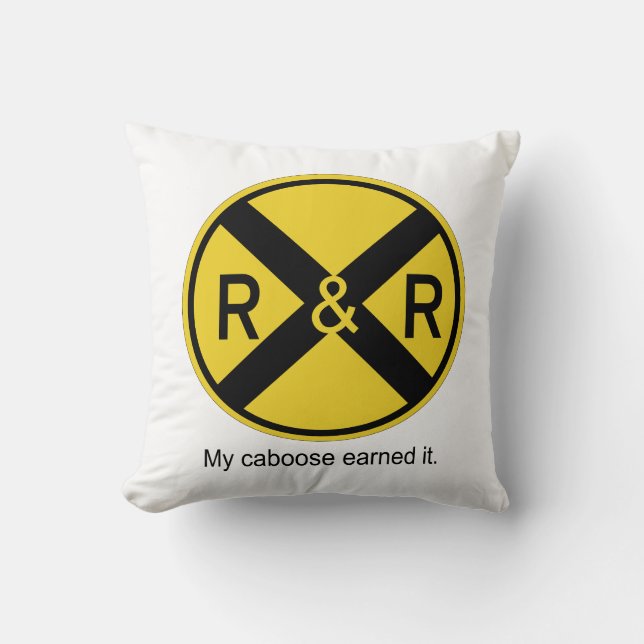 caboose pillow (Front)
