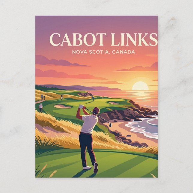 Cabot Links Canada Postcard (Front)