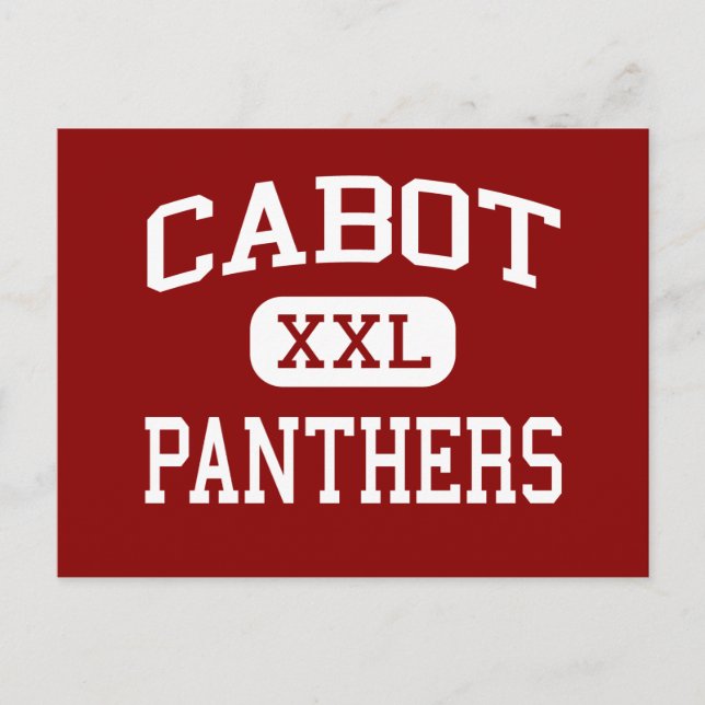 Cabot - Panthers - High School - Cabot Arkansas Postcard (Front)