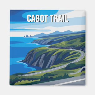 Cabot Trail Nova Scotia Canada Travel Magnet