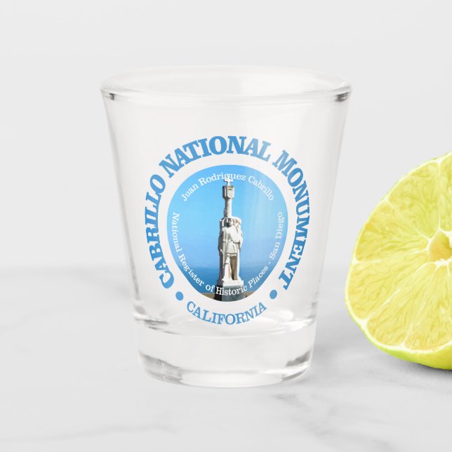 Cabrillo (NM) Shot Glass (Front)