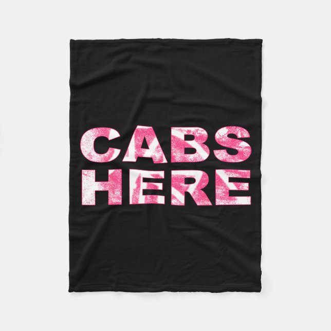 Cabs Here Gym Tan Laundry New Jersey Gtl Garden  Fleece Blanket (Front)