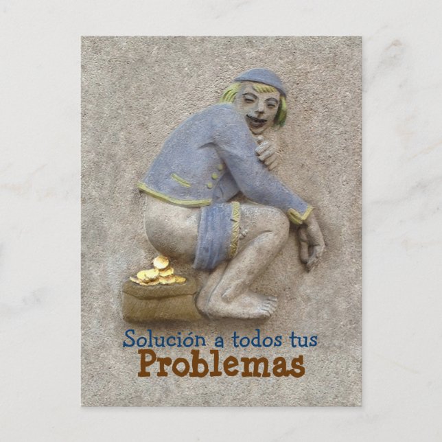 Caca de Oro ~ Tarjeta Postal / Invitación Postcard (Front)