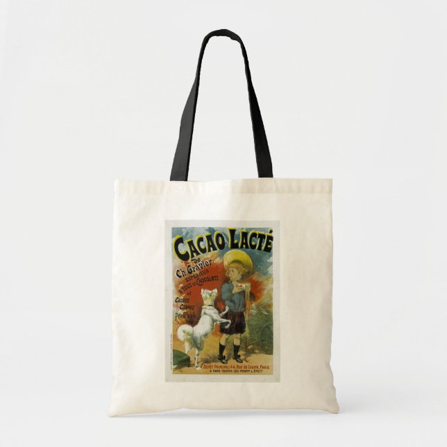 Cacao Lacte Tote Bag (Front)
