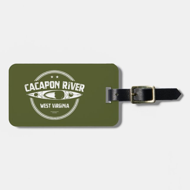 Cacapon River, West Virginia Luggage Tag (Front Horizontal)