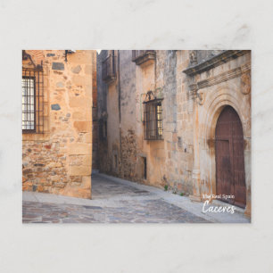 Caceres Alleyway, Spain Postcard