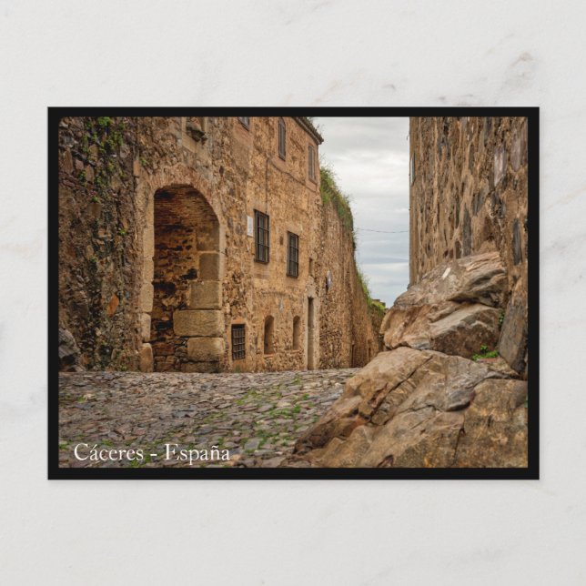 Caceres, beautiful Spanish Town Postcard (Front)