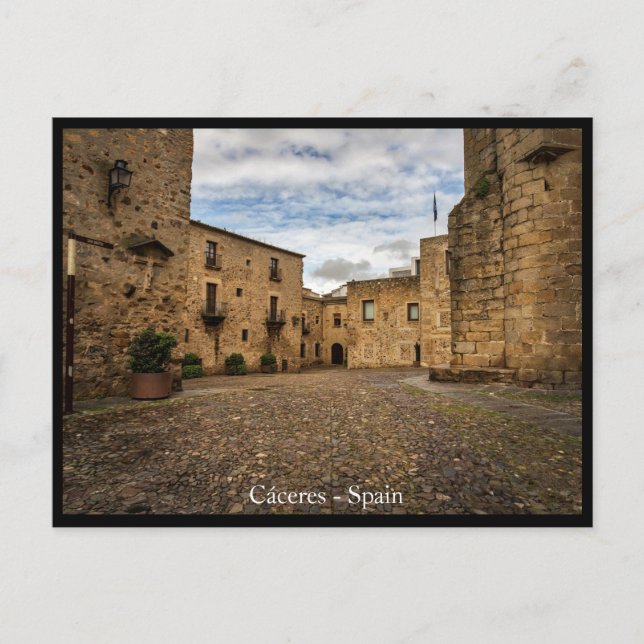 Caceres, beautiful Spanish Town Postcard (Front)