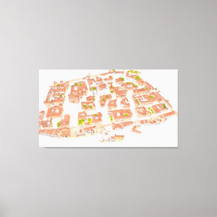 Caceres Spain. Mediaeval city Canvas Print