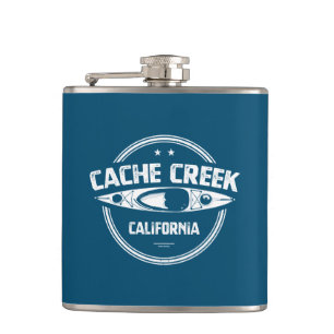 Cache Creek California Kayaking Hip Flask
