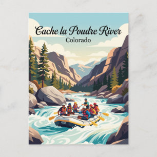 Cache la Poudre River Colorado, USA Postcard