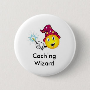 Caching Wizard Geocaching Swag Pin