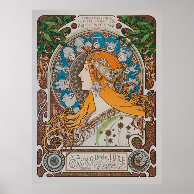 Cachou De Luxe Vintage Poster (Front)