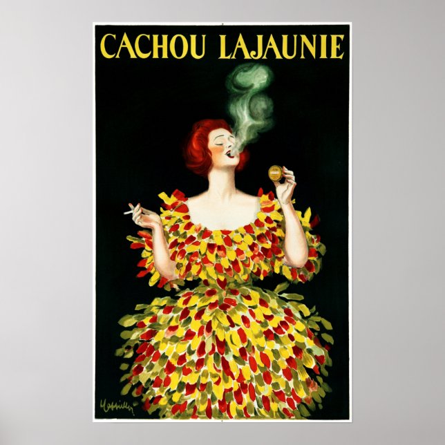 CACHOU LAJAUNIE Cigar French Liquorice Mint Candie Poster (Front)