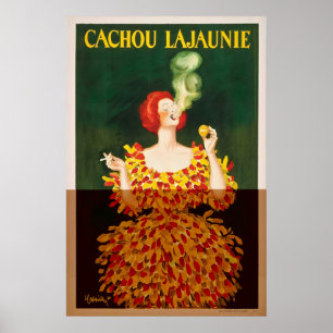 Cachou Lajaunie Vintage Advertising Poster Print