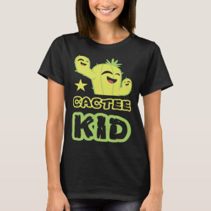 Cactee Kid Pot Gardening Succulent Plant Garden Vi T-Shirt
