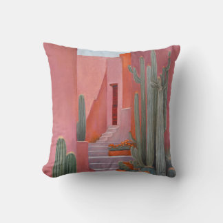 Cacti Ally Throw Pillow