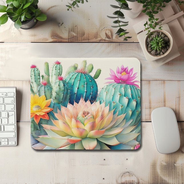 Cacti And Succulent  Mouse Pad (Creator Uploaded)