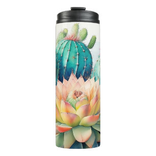 Cacti And Succulent Thermal Tumbler