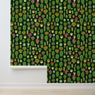 Cacti and Succulent Wonderland Wallpaper