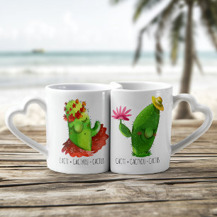 CactI + CactYOU = CactUS Meme Coffee Mug Set