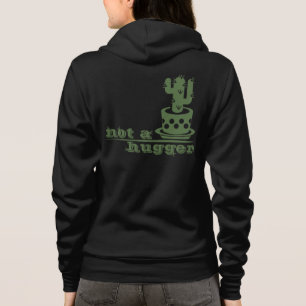 Cacti Not a hugger cactus funny saying Hoodie