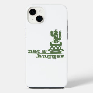 Cacti Not a hugger cactus funny saying iPhone 14 Plus Case